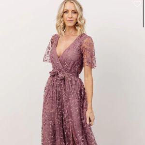 Baltic Born Marseille Embossed Maxi Dress